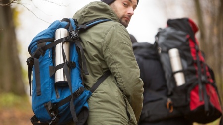 Термос с узким горлом 1,2 л современный 