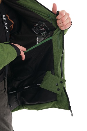 Аргус костюм (плащевая, зеленый/серый)