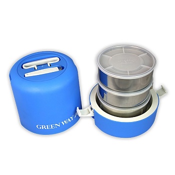 Термос пищевой с тремя контейнерами GREEN WAY termos_pishchevoy_3_7l_6sht