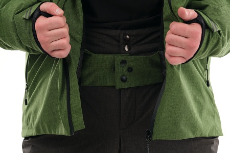 Аргус костюм (плащевая, зеленый/серый)