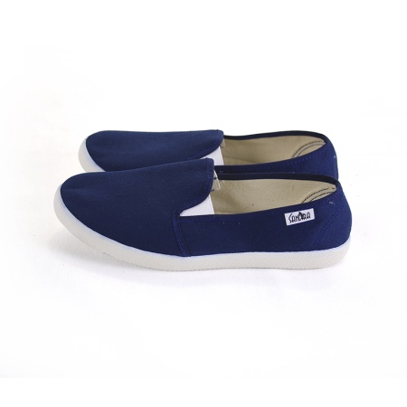 Слипоны синие 