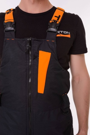 Костюм-поплавок "СКИФ" -40 ПК (Таслан, Чёрно-оранжевый) TRITON