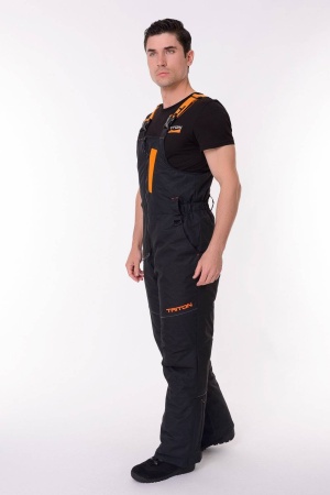 Костюм-поплавок "СКИФ" -40 ПК (Таслан, Чёрно-оранжевый) TRITON