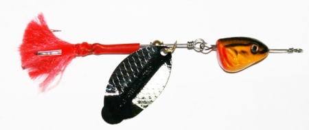 блесна вращающаяся с подгрузом  (1 лепесток) 26,5гр(уп-5шт)