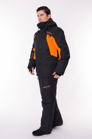 Костюм-поплавок "СКИФ" -40 ПК (Таслан, Чёрно-оранжевый) TRITON