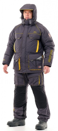 Костюм «Камчатка 2020» (таслан, серо-желтый) GRAYLING
