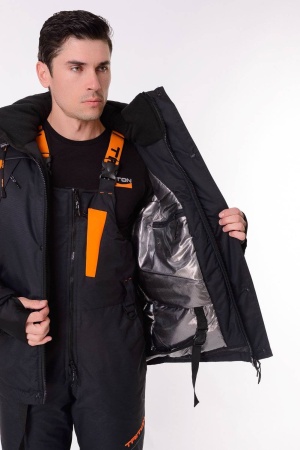 Костюм-поплавок "СКИФ" -40 ПК (Таслан, Чёрно-оранжевый) TRITON