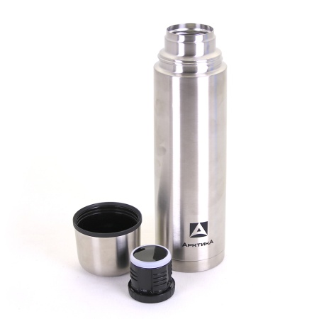 Термос Арктика 1 л, с гравировкой боксёра Кости Цзю