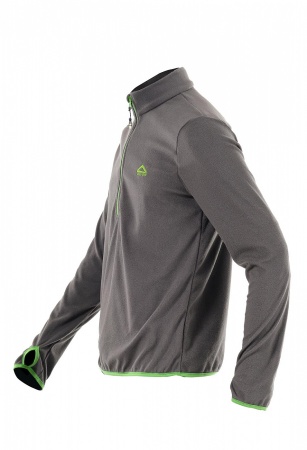 Толстовка «Тахо» (флис 150гр, серый с зеленым) PAYER  Толстовка «Тахо» (флис 150гр, серый с зеленым) PAYER