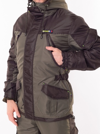 Костюм "ГОРНЫЙ-5" (Таслан, Флис) Темный Хаки