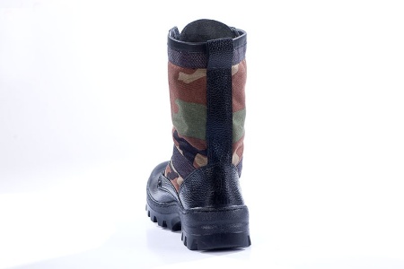 Ботинки "ТРОПИК" (нат.кожа и ткань камуф ,подошва ТЭП)