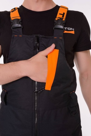 Костюм-поплавок "СКИФ" -40 ПК (Таслан, Чёрно-оранжевый) TRITON