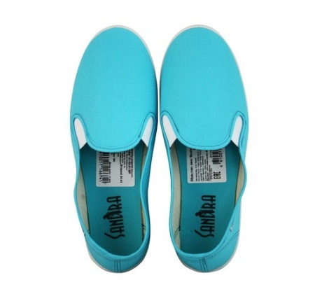 Слипоны бирюзовые Слипоны бирюзовые