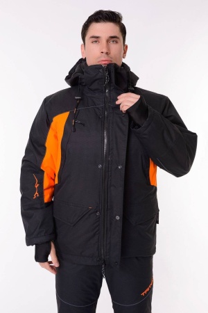 Костюм-поплавок "СКИФ" -40 ПК (Таслан, Чёрно-оранжевый) TRITON