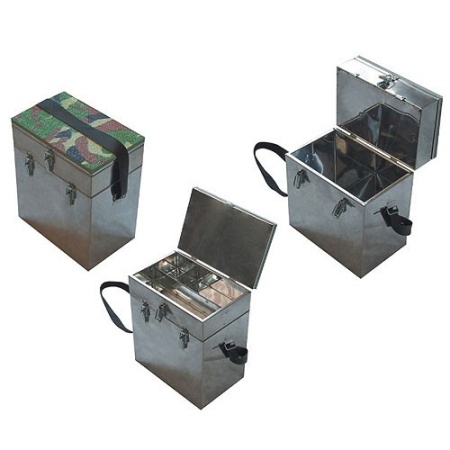 Ящик рыболов. зим. нерж. сталь 2-х ярус. 40х19х36