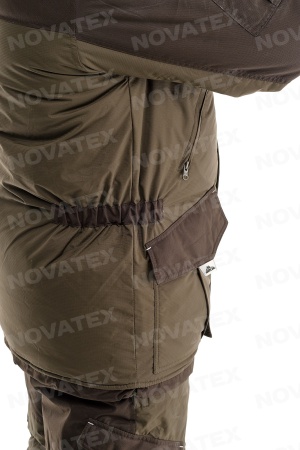 Костюм «Скат Зима NEW» (таслан, хаки) (комбинезон) GRAYLING