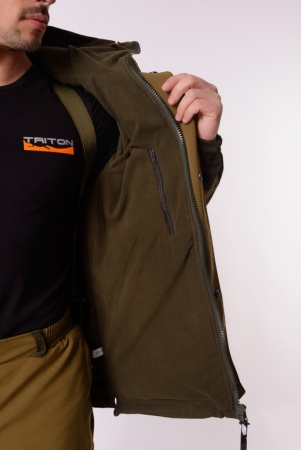 Костюм "ГОРНЫЙ -5" (Брезент, Флис) Хаки