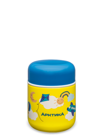 Термос-бочонок для еды "Арктика", 280 мл (облака)