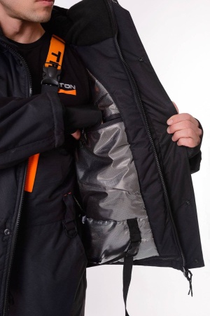 Костюм-поплавок "СКИФ" -40 ПК (Таслан, Чёрно-оранжевый) TRITON