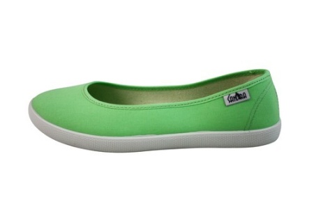 Балетки салатовые 