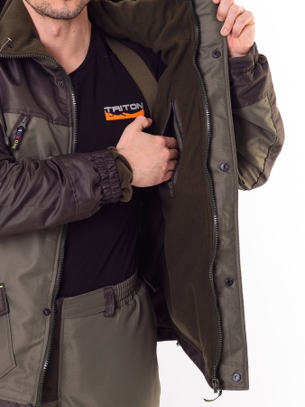 Костюм "ГОРНЫЙ-5" (Таслан, Флис) Темный Хаки