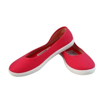 Балетки коралловые