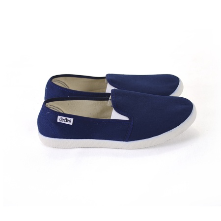 Слипоны синие 