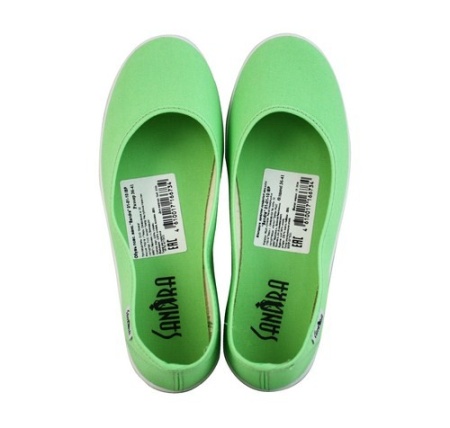 Балетки салатовые 