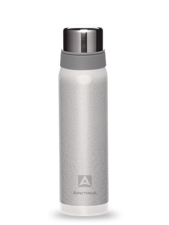 Термос вакуумный 900 мл с узким горлом (серый)