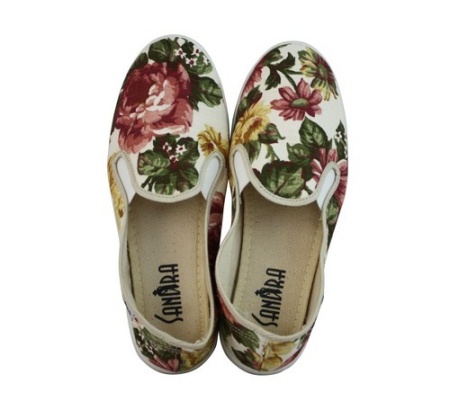 Слипоны гобелен 