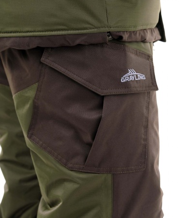 Костюм «Скат Зима 2020» (таслан, хаки) GRAYLING