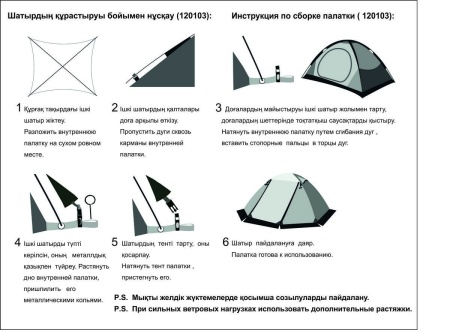 Палатка Алатау двухместная