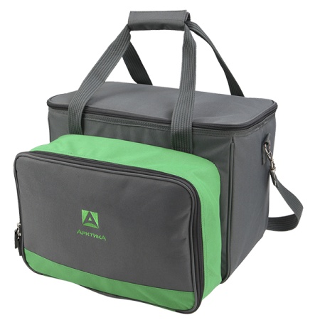 Сумка-холодильник с набором посуды на 4 человека