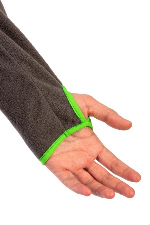 Толстовка «Тахо» (флис 150гр, серый с зеленым) PAYER  Толстовка «Тахо» (флис 150гр, серый с зеленым) PAYER