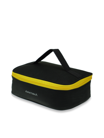 Ланч-сумка с контейнером и приборами, тм «Арктика», 2 л, арт. 020-2000-1 (чёрная)