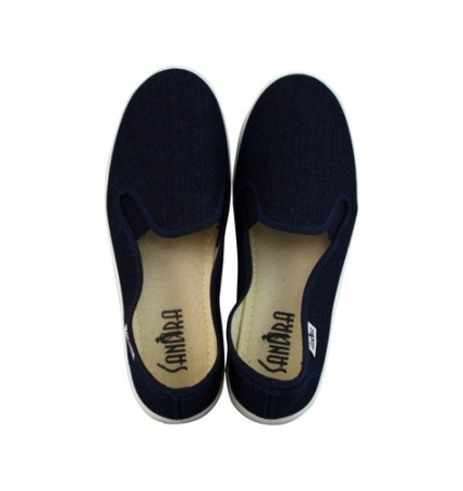 Слипоны джинса 