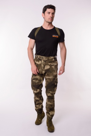 Костюм "ГОРНЫЙ -5" (РипСтоп, Флис) Серый Мох