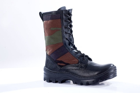 Ботинки "ТРОПИК" (нат.кожа и ткань камуф ,подошва ТЭП)