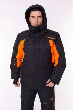 Костюм-поплавок "СКИФ" -40 ПК (Таслан, Чёрно-оранжевый) TRITON
